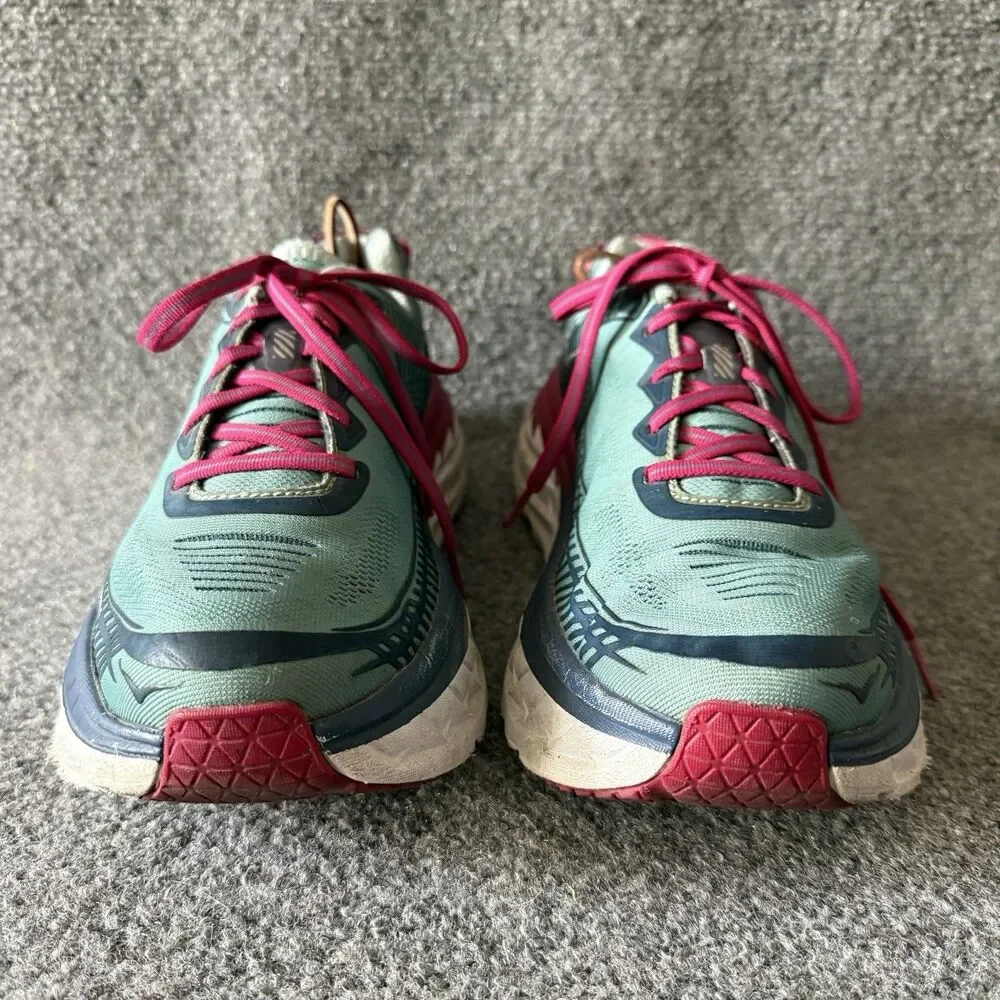 HOKA ONE ONE Bondi 5 Men's Lace Up Running Sneaker Low Top 1014759 AVIG